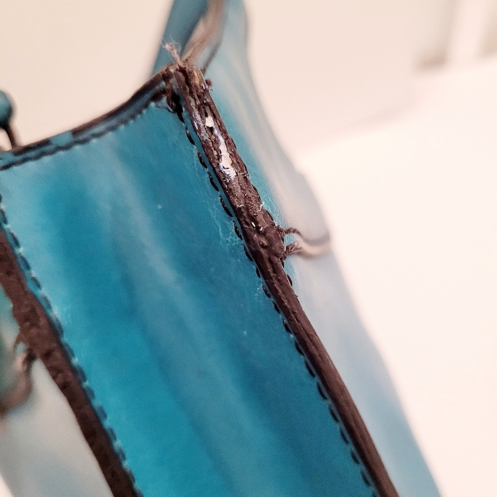 Matt & Nat Vintage 90's Y2K Turquoise Shoulder Bag - Picture 10 of 10
